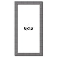 thumbnail image 1 of 6x13 Frame Blue Kingsley Pewter Solid Wood Picture Frame Width 0.75 Inches |Interior Depth 0.5, 1 of 8