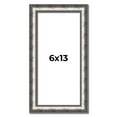 thumbnail image 1 of 6x13 Frame Silver Real Wood Picture Frame Width 1.125 Inches | Interior Frame Depth 0.5 Inches |, 1 of 8
