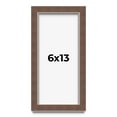 thumbnail image 1 of 6x13 Shadow Box Frame Brown | 1.125 inches Deep Real Wood Rustic Shadowbox Display Frame | UV, 1 of 5