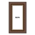 thumbnail image 1 of 6x14 Copper and Brown Real Wood Picture Frame Width 2 inches | Interior Frame Depth 0.5 inches |, 1 of 8