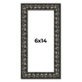 thumbnail image 1 of 6x14 Frame Black-Brown Medieval Solid Wood Picture Frame | 1.5 Inch Moulding Width | Gotham Beveled, 1 of 8
