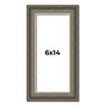 thumbnail image 1 of 6x14 Frame Brown Solid Wood Picture Frame | 1.75 Inch Moulding Width | Austin Frame Complete with, 1 of 8