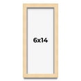thumbnail image 1 of 6x14 Shadow Box Frame Brown | 0.875 Inches Deep Real Wood Contemporary Shadowbox Display Frame | UV, 1 of 5