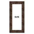 thumbnail image 1 of 6x16 Frame Brown Burl Real Wood Picture Frame Width 1.625 Inches | Interior Frame Depth 0.5 Inches, 1 of 8