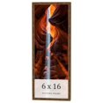 thumbnail image 1 of 6x16 Frame Gold Kingsley Distressed Solid Wood Picture Frame Width 0.75 Inches | Interior Frame, 1 of 8