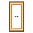 thumbnail image 1 of 6x16 Frame Gold Plein Aire Solid Wood Picture Frame Width 2 Inches | Interior Frame Depth 0.5, 1 of 8