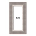 thumbnail image 1 of 6x16 Frame Grey Real Wood Picture Frame Width 2.75 Inches | Interior Frame Depth 0.5 Inches | Linus, 1 of 8