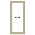thumbnail image 1 of 6x16 Frame Grey Solid Wood Picture Frame Width 1 Inches | Interior Frame Depth 0.5 Inches |, 1 of 8