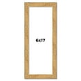 thumbnail image 1 of 6x17 Frame Beige Real Wood Picture Frame Width 1.25 inches | Interior Frame Depth 0.5 inches |, 1 of 8