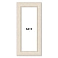 thumbnail image 1 of 6x17 Frame White Real Wood Picture Frame Width 1.75 inches | Interior Frame Depth 0.5 inches |, 1 of 8
