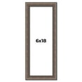 thumbnail image 1 of 6x18 Frame Silver Real Wood Picture Frame Width 1.25 Inches | Interior Frame Depth 0.5 Inches |, 1 of 8
