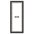 thumbnail image 1 of 6x18 Frame Silver Real Wood Picture Frame Width 1.25 Inches | Interior Frame Depth 0.75 Inches |, 1 of 8