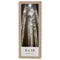 thumbnail image 1 of 6x18 Frame Silver Real Wood Picture Frame Width 1.5 inches | Interior Frame Depth 0.5 inches |, 1 of 8
