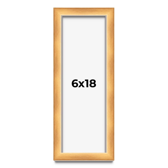 6x18 Shadow Box Bronze Cross-Brushed Display Frame | 1.625 Inches Deep Solid Wood | UV Resistant