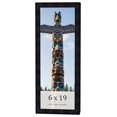 thumbnail image 1 of 6x19 Frame Black Passaggi Solid Wood Picture Frame Width 1.5 Inches | Interior Frame Depth 0.5, 1 of 8