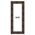 thumbnail image 1 of 6x19 Frame Brown Burl Real Wood Picture Frame Width 1.625 Inches | Interior Frame Depth 0.5 Inches, 1 of 8