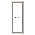 thumbnail image 1 of 6x19 Frame Silver Real Wood Picture Frame Width 1.25 Inches | Interior Frame Depth 0.5 Inches |, 1 of 8