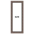 thumbnail image 1 of 6x19 Frame Silver Real Wood Picture Frame Width 1.25 Inches | Interior Frame Depth 0.5 Inches |, 1 of 8
