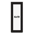 thumbnail image 1 of 6x19 Shadow Box Black Solid Wood Display Picture Frame | 1 Inch Rabbet Depth | | 1.375 Inch, 1 of 4