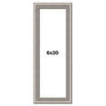 thumbnail image 1 of 6x20 Frame Grey Real Wood Picture Frame Width 1.25 inches | Interior Frame Depth 0.5 inches | Hans, 1 of 8