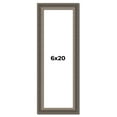 thumbnail image 1 of 6x20 Frame Silver Real Wood Picture Frame Width 1.25 Inches | Interior Frame Depth 0.5 Inches |, 1 of 8