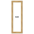 thumbnail image 1 of 6x22 Frame Beige Real Wood Picture Frame Width 1.25 inches | Interior Frame Depth 0.5 inches |, 1 of 8