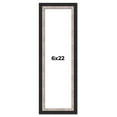 thumbnail image 1 of 6x22 Frame Silver Real Wood Picture Frame Width 1.25 Inches | Interior Frame Depth 0.75 Inches |, 1 of 8