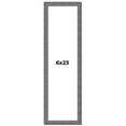 thumbnail image 1 of 6x23 Frame Blue Kingsley Pewter Solid Wood Picture Frame Width 0.75 Inches |Interior Depth 0.5, 1 of 8