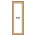 thumbnail image 1 of 6x23 Frame Charleston Honey Brown Solid Wood Picture Frame Width 1.75 Inches | Interior Depth 0.5, 1 of 8