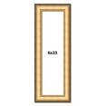 thumbnail image 1 of 6x23 Frame Gold Plein Aire Solid Wood Picture Frame Width 2 Inches | Interior Frame Depth 0.5, 1 of 8