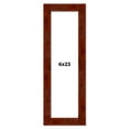 thumbnail image 1 of 6x23 Walnut Brown Veneer Real Wood Picture Frame Width 1.75 inches | Interior Frame Depth 0.5, 1 of 8