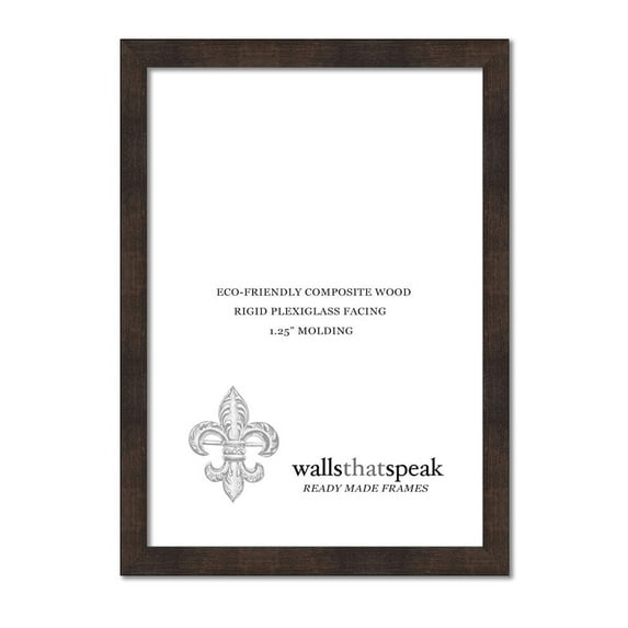 6x24 Espresso Brown Picture Frame for Puzzles Posters Photos or Artwork