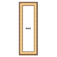 thumbnail image 1 of 6x24 Frame Gold Plein Aire Solid Wood Picture Frame Width 2 Inches | Interior Frame Depth 0.5, 1 of 8