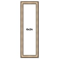 thumbnail image 1 of 6x24 Frame Silver Solid Wood Picture Frame Width 1.25 Inches | Interior Frame Depth 0.375 Inches |, 1 of 8