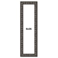 thumbnail image 1 of 6x26 Frame Black-Brown Medieval Solid Wood Picture Frame | 1.5 Inch Moulding Width | Gotham Beveled, 1 of 8