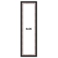 thumbnail image 1 of 6x26 Frame Silver Real Wood Picture Frame Width 1.25 Inches | Interior Frame Depth 0.75 Inches |, 1 of 8