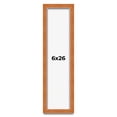 thumbnail image 1 of 6x26 Shadow Box Frame Brown | 0.875 Inches Deep Real Wood Contemporary Shadowbox Display Frame | UV, 1 of 6