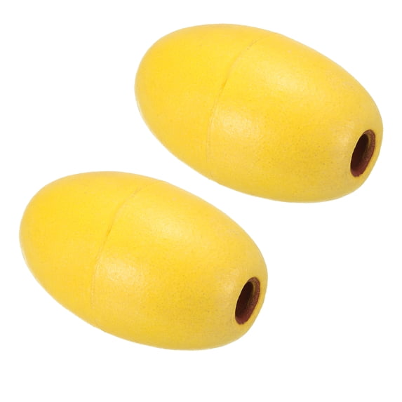 6x3.5" EVA Rope Float Buoy Marine Deep Water Float Marker, Yellow, 2 Pack