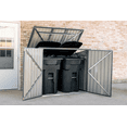 CoverIT 6x3 Locking Metal Shed for Patio Storage, Garden Bin, Tools