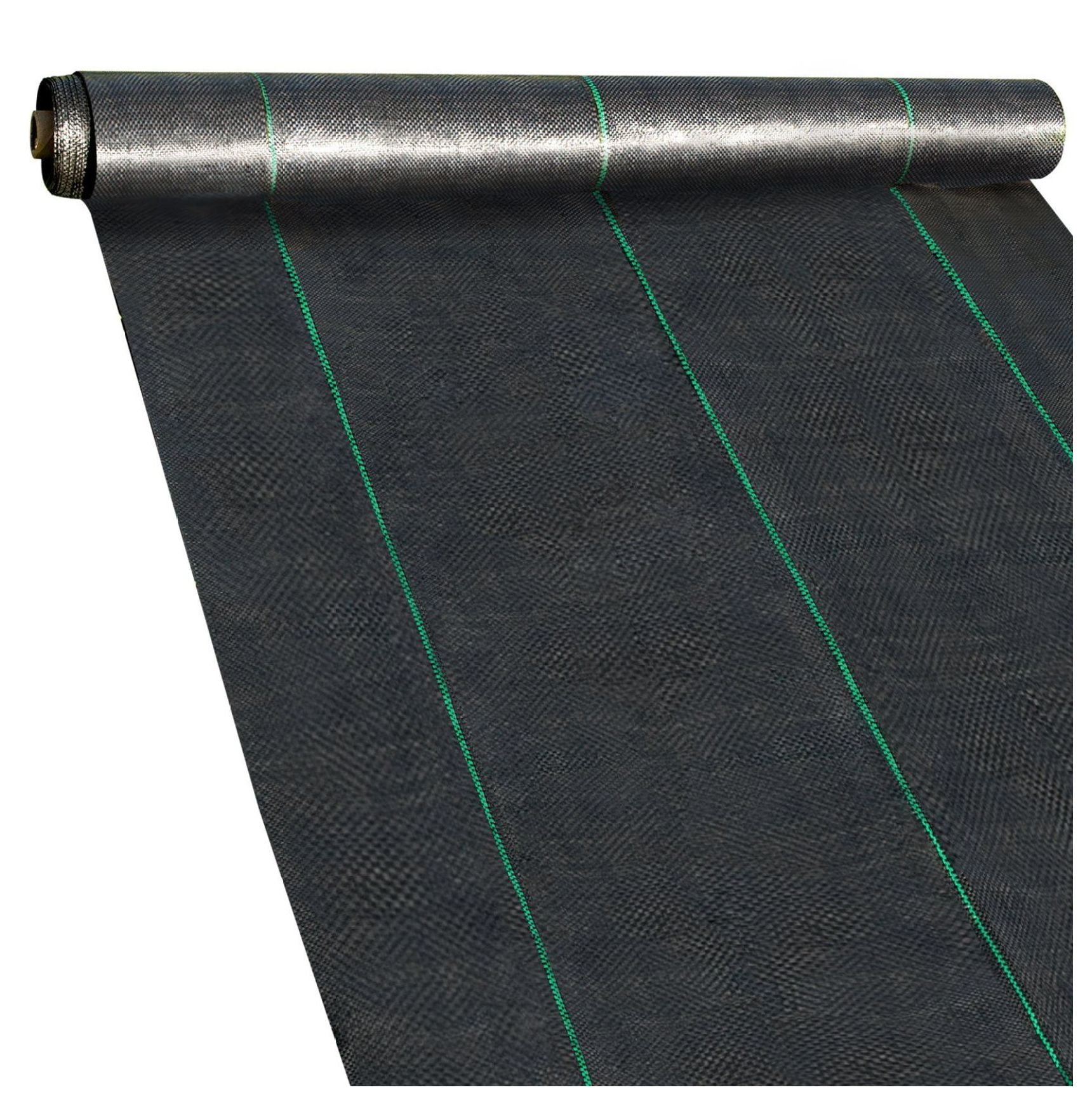 6x300 ft Weed Barrier Fabric - Heavy Duty PP Ground Cover 3.2oz - Landscape Weed Block for Garden, Driveway, Vegetable Patch, 1800 sq ft Coverage