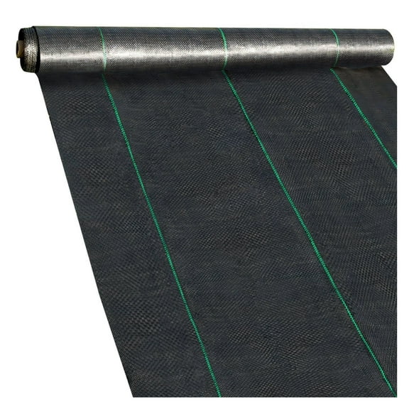 6x300 ft Weed Barrier Fabric - Heavy Duty PP Ground Cover 3.2oz Landscape Fabric for Garden Weed Control, Soil Protection, Vegetable Patch, Driveway, 1800 sq ft