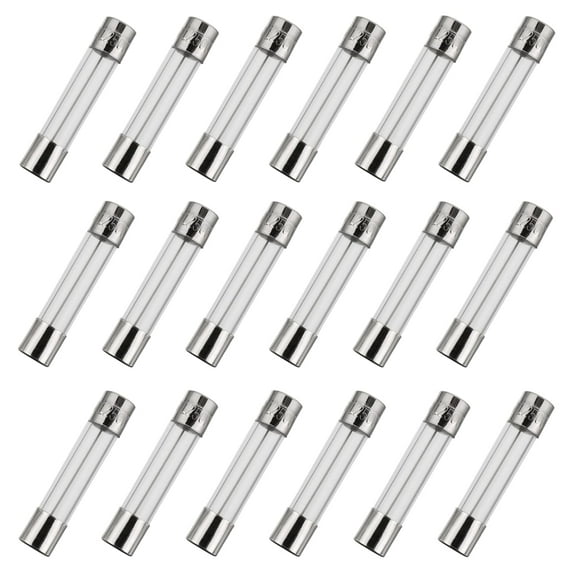 6x30mm 3 A 3 amp 250 V 0.24x1.18 Inch Volt F3AL250V Fast-Blow Glass Fuses(Pack of 18 Pcs)