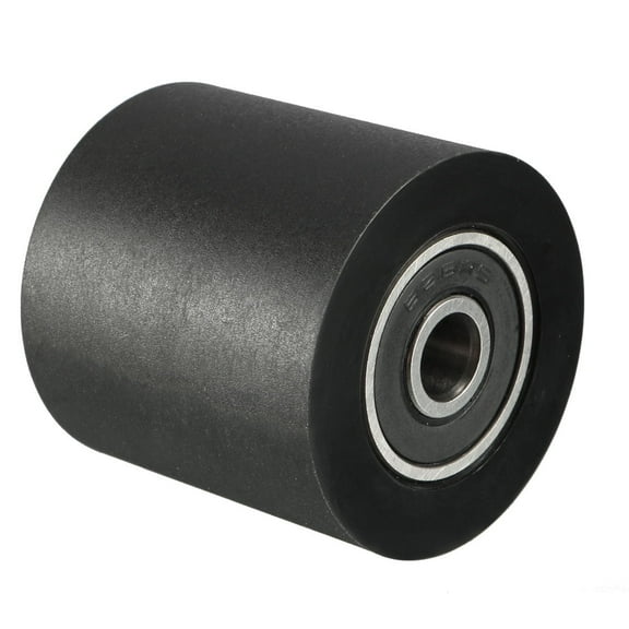6x30x30mm Roller Idler Bearing Pulley Sliding Conveyor Wheel Black