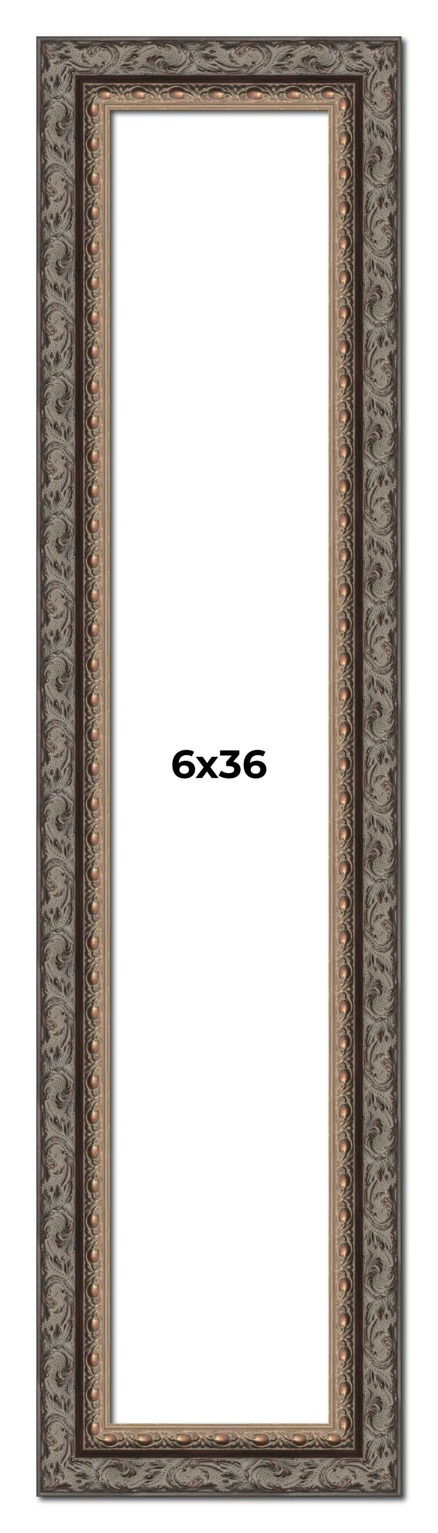 6x36 Frame Black Real Wood Picture Frame Width 2 inches | Interior ...