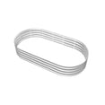 thumbnail image 1 of 6x3ft Galvanized Raised Garden Bed Kit - 1ft Tall Heavy-Duty Planter Box for Vegetables & Flowers, 1 of 10