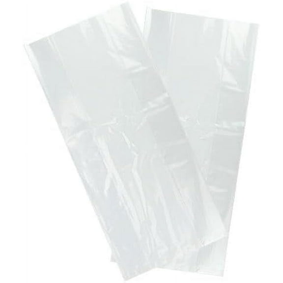 6x3x15 Clear Food Grade Durable Transparent Poly Bags - Clear Storage Bags - Great for Cooking, Baking, Candy, Cookies and Pastries (3000)