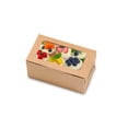 thumbnail image 1 of 20 Pack 6x3x2 Inch Brown Bakery Box with Window,Cookie Favor Boxes for Treats, Cupcakes, Candies, Pastries, Party Supplies, 1 of 5