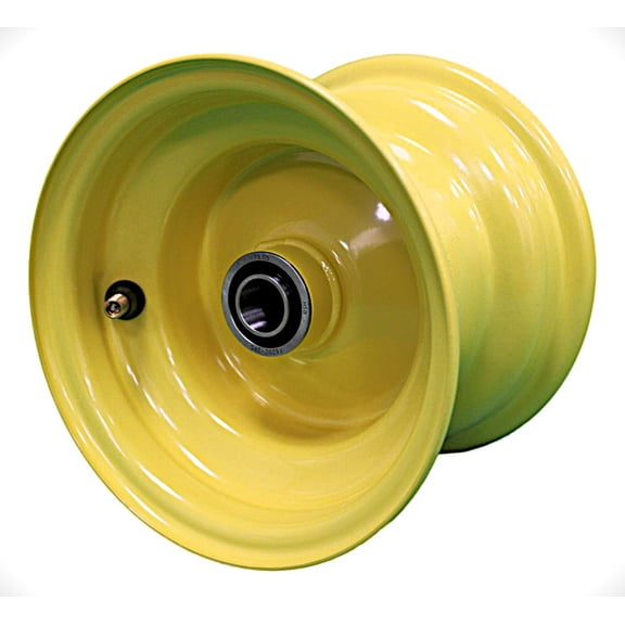 6x4.5 Hubbed Wheel - JD Yellow