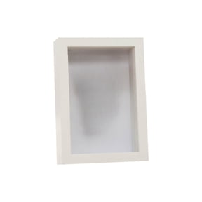6x4 Inch Box Picture Frame Display Case,Solid Wood Hinged Glass Window for Photos,Keepsakes,Bouquets,Medals and Collectibles,Multi-Purpose Home and Office Decorative Display Case-B