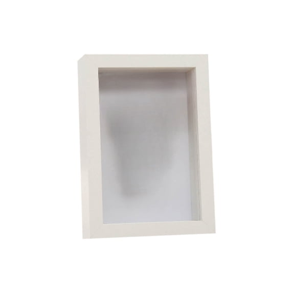 6x4 Inch Box Picture Frame Display Case,Solid Wood Hinged Glass Window for Photos,Keepsakes,Bouquets,Medals and Collectibles,Multi-Purpose Home and Office Decorative Display Case-B